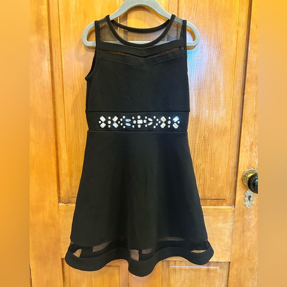 The Children’s Place Black Dress With Gemstones - Picture 2 of 7
